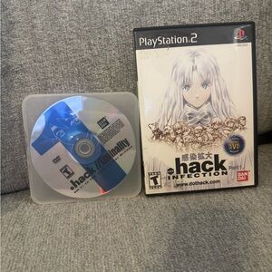 .hack INFECTION And .hack LIMINALITY (Sony PlayStation 2, 2003) - missing Case